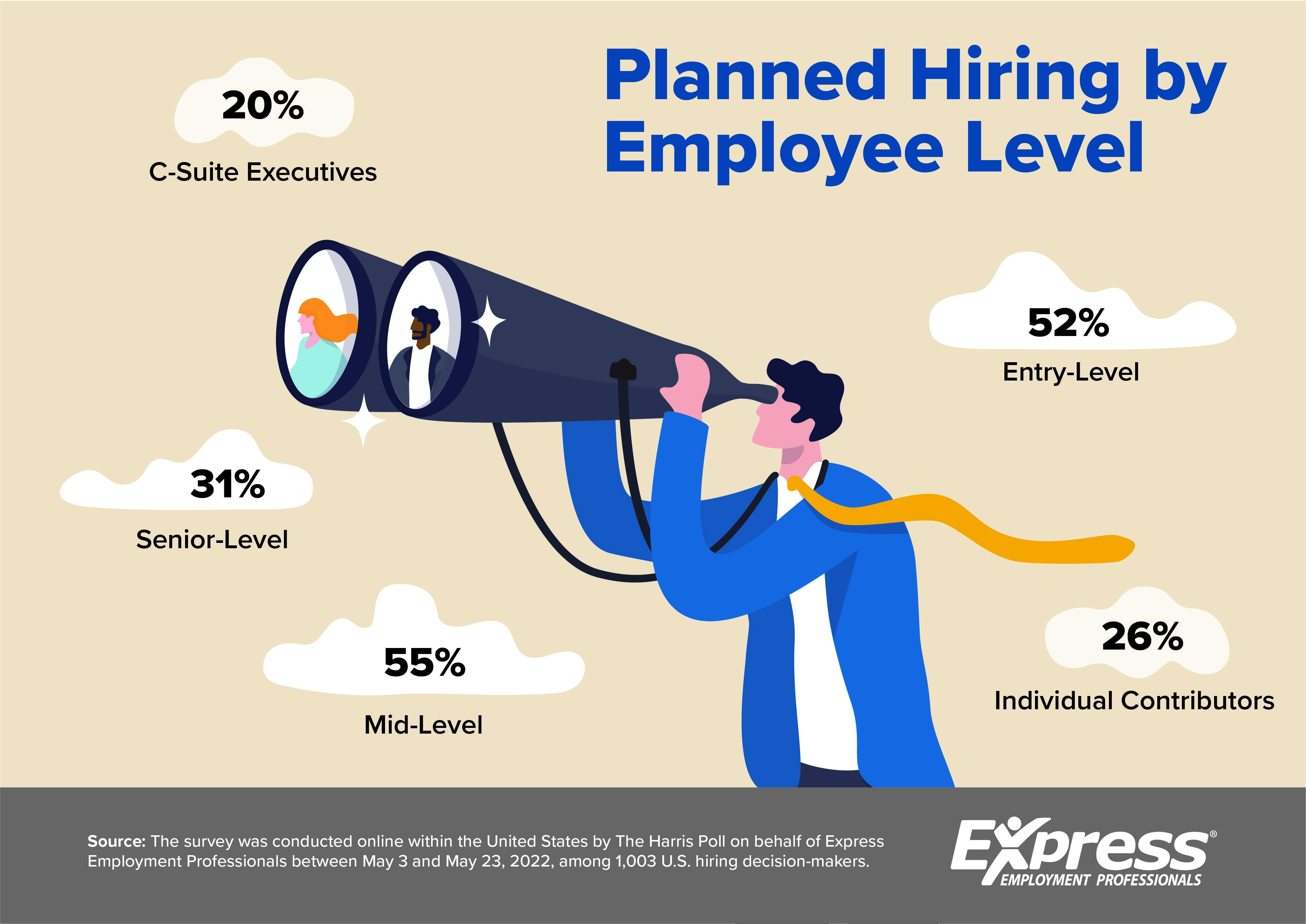 Planned Hiring by Employee Level